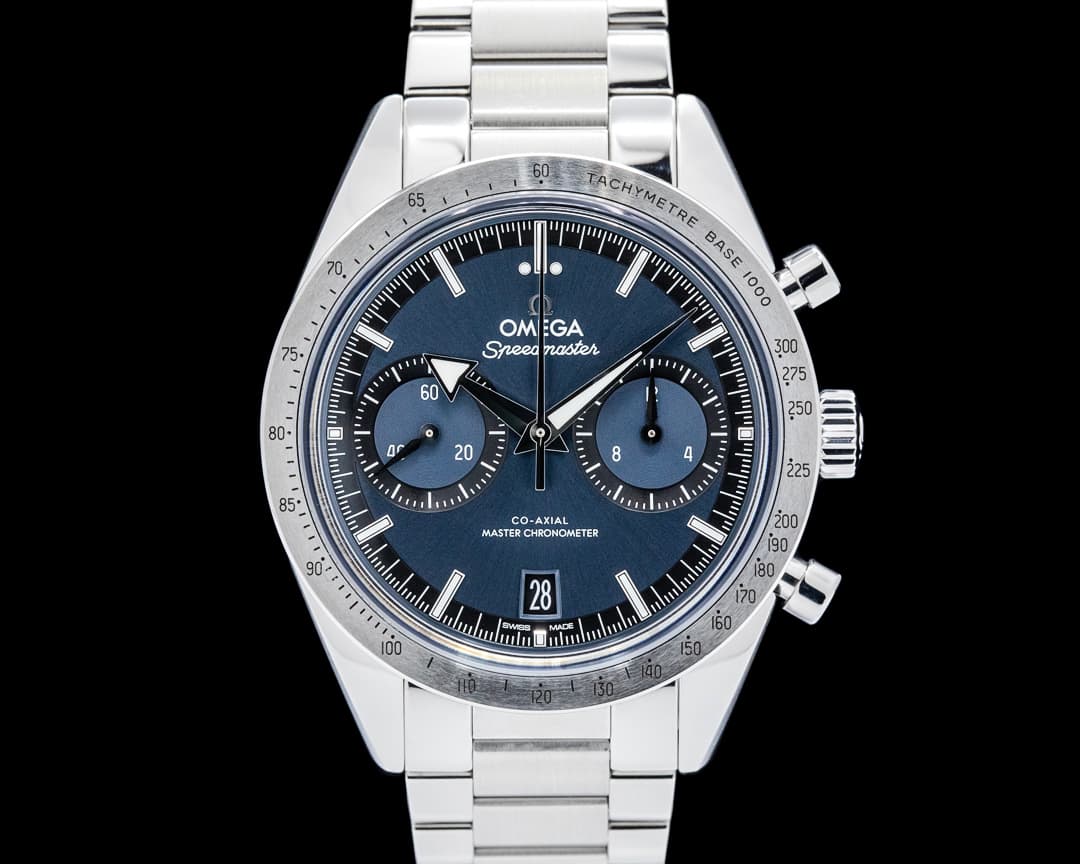 Image of Omega Speedmaster 57 SS Blue Dial