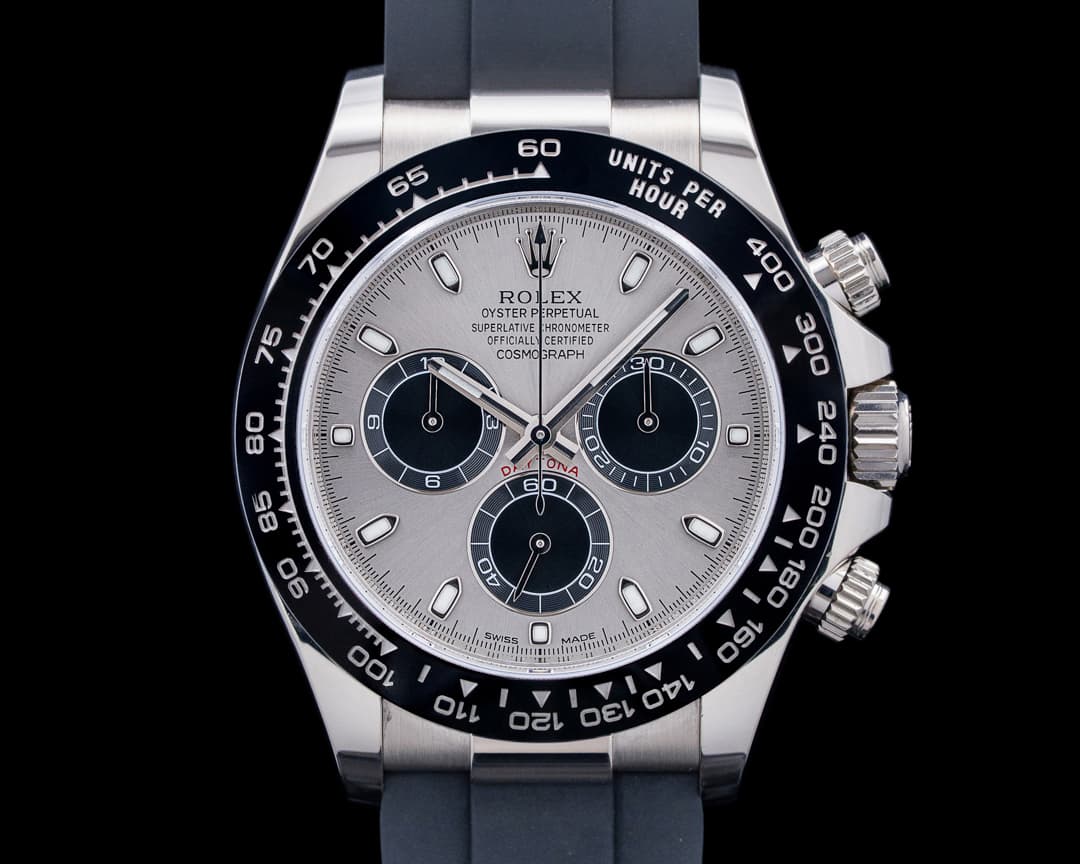 Rolex 116519LN Daytona 18K White Gold Silver Dial