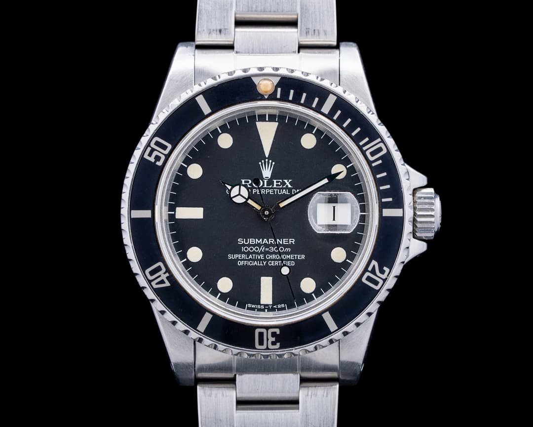 Rolex 16800 Submariner Date SS Black Dial Circa. 1982