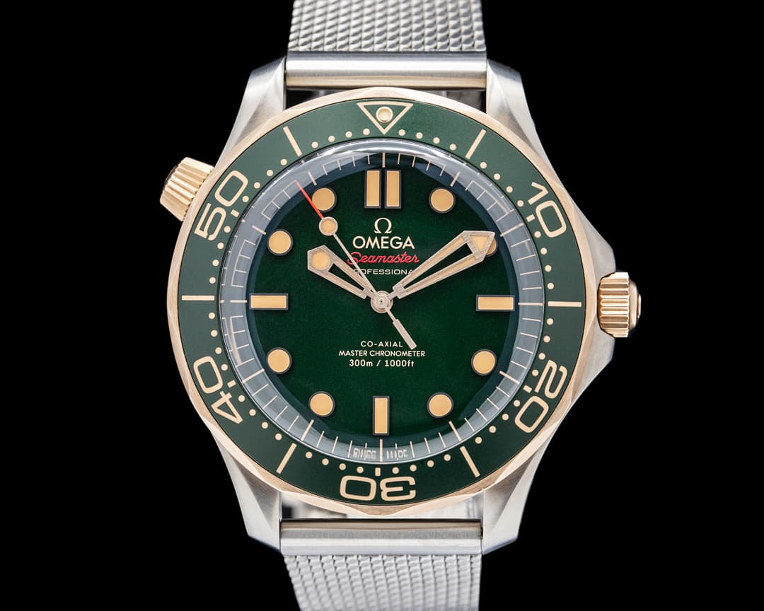 Omega Seamaster Diver 300M Titanium / Bronze Green Dial 2025