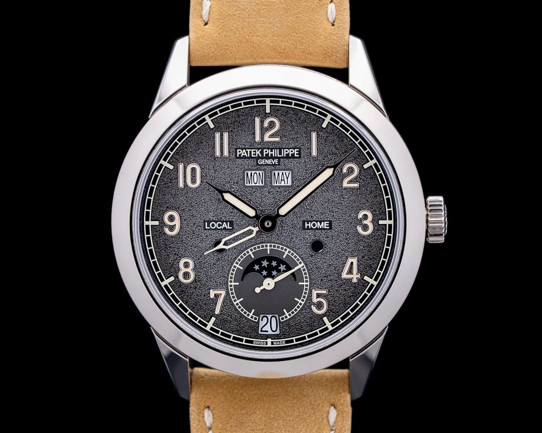 Patek Philippe 5326G Annual Calendar Travel Time 18K White Gold Gray Dial