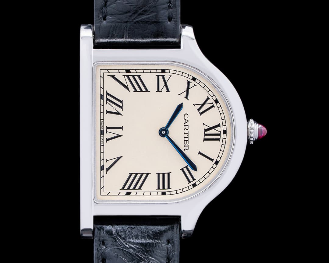 Cartier WGCC0004 Prive Cloche de Cartier Platinum Cream Dial LIMITED