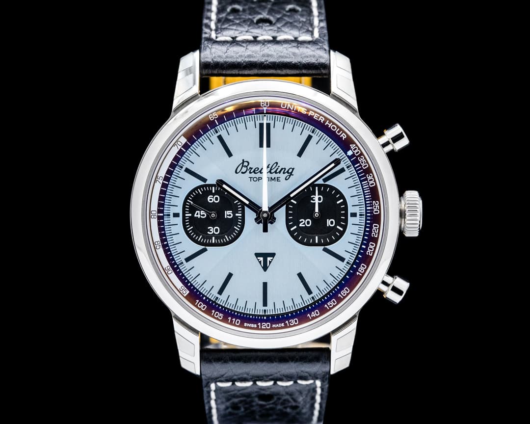 Breitling AB01764A1C1X1 Top Time B01 Triumph Stainless Steel Ice Blue Dial
