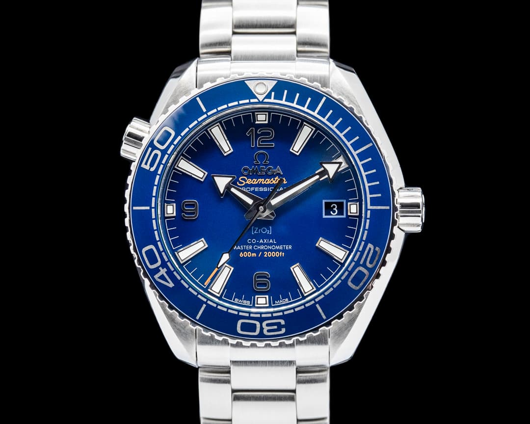 Omega Seamaster Planet Ocean SS Blue Dial