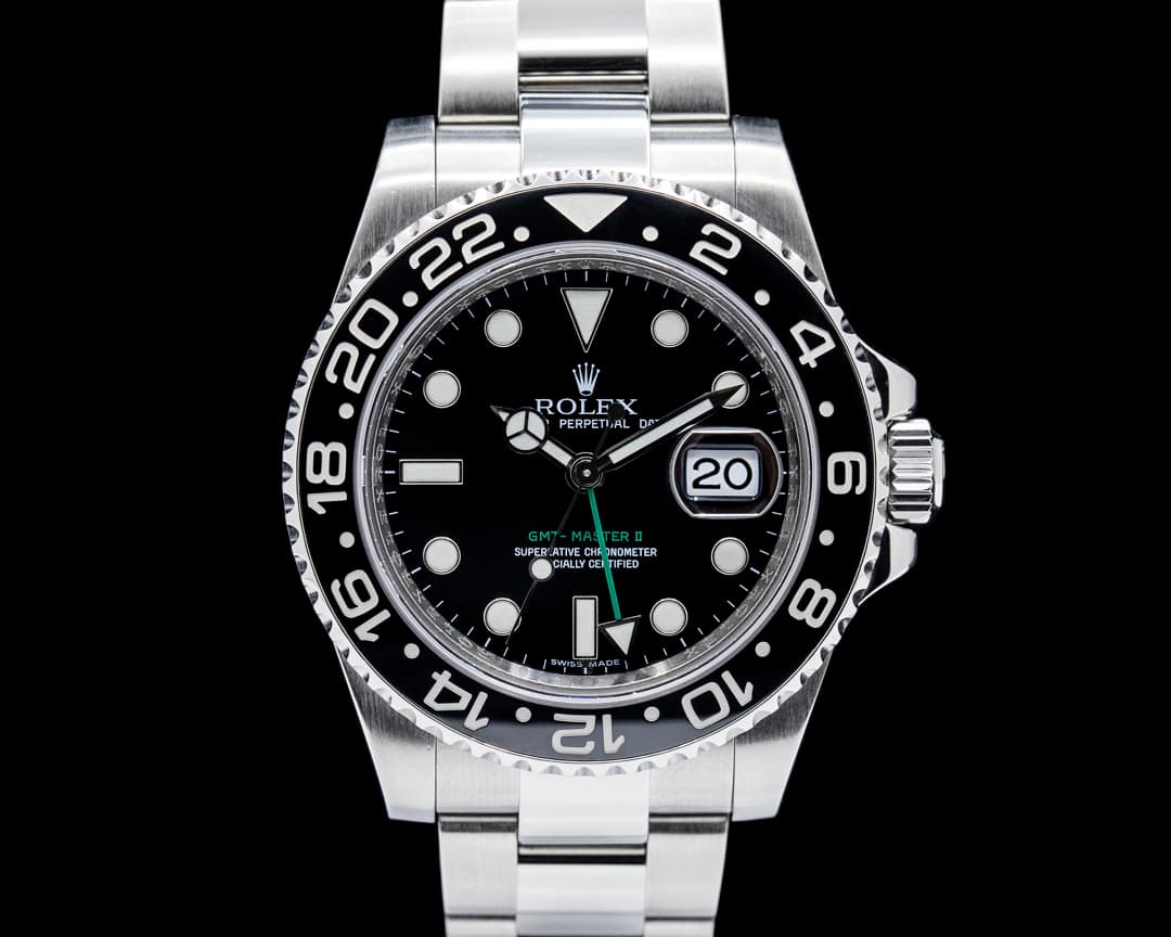 Rolex 116710LN GMT-Master II Ceramic SS Black Dial