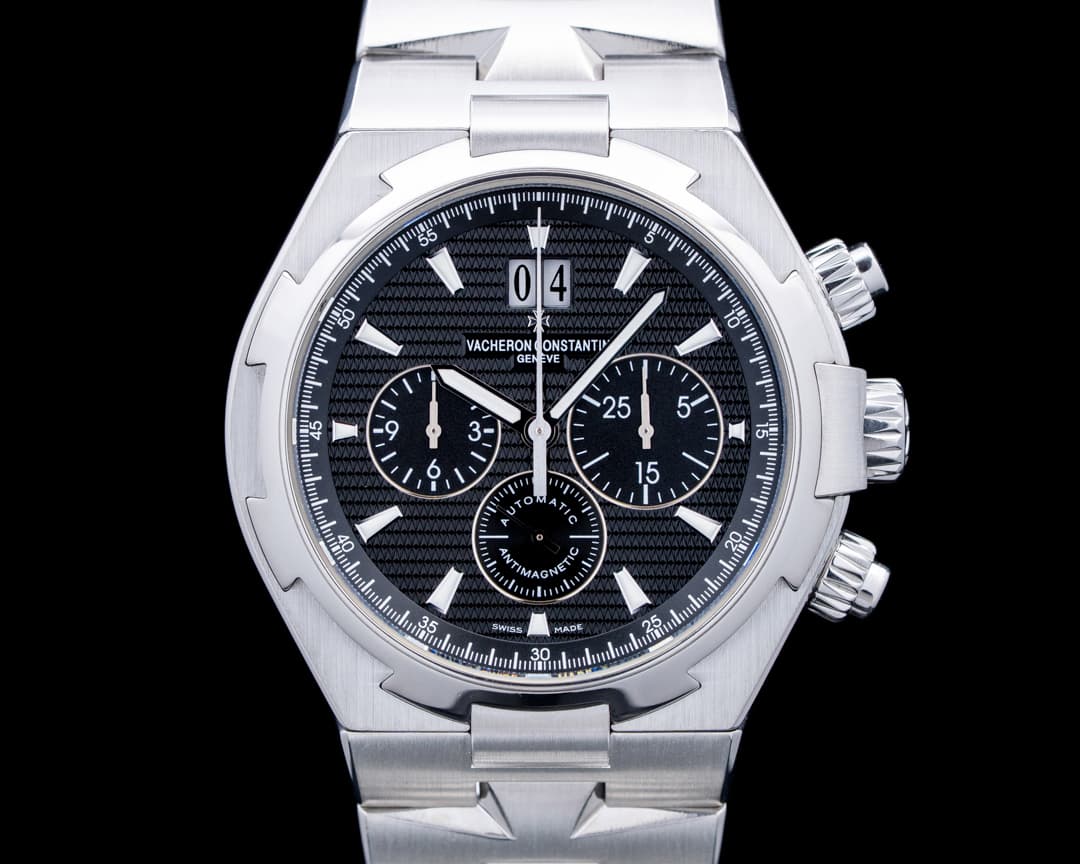 Image of Vacheron Constantin 49150 Overseas Chronograph SS Black Dial