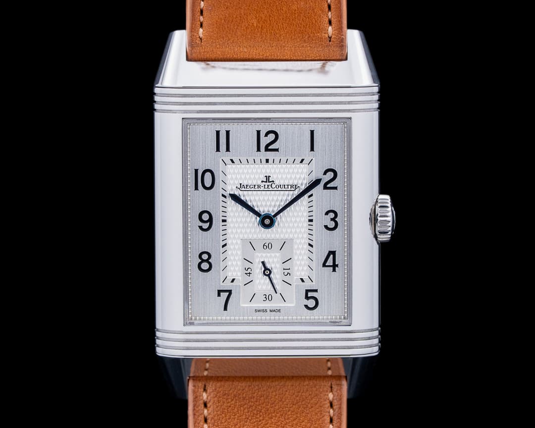 Jaeger-LeCoultre Q3848423 Reverso Classic Large Duoface Small Seconds SS Silver Dial