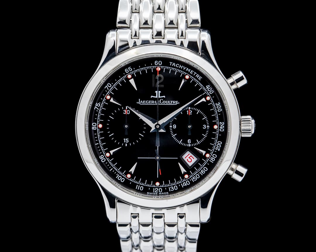 Image of Jaeger-LeCoultre Master Control MechaQuartz Chronograph SS Black Dial