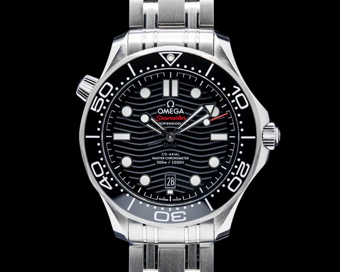 Omega Seamaster Diver 300M Co-Axial Master Chronometer SS Black Dial