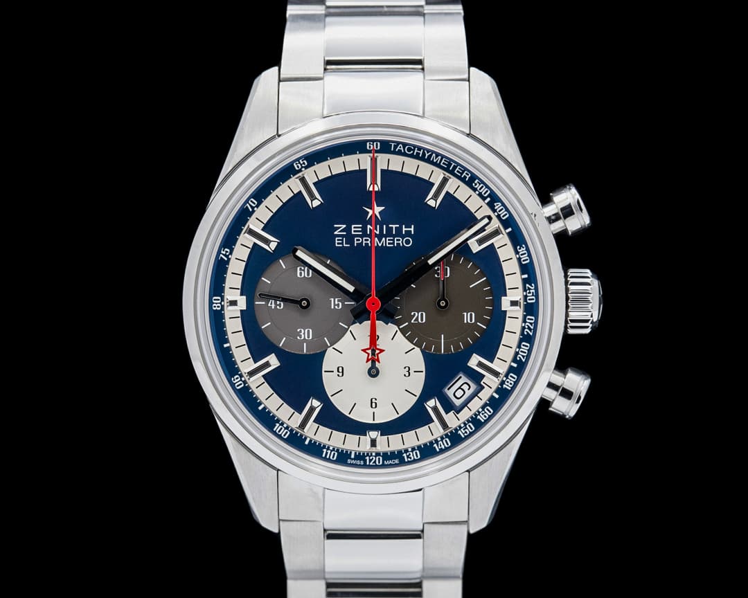 Zenith Chronomaster El Primero Original 1969 SS Blue Dial