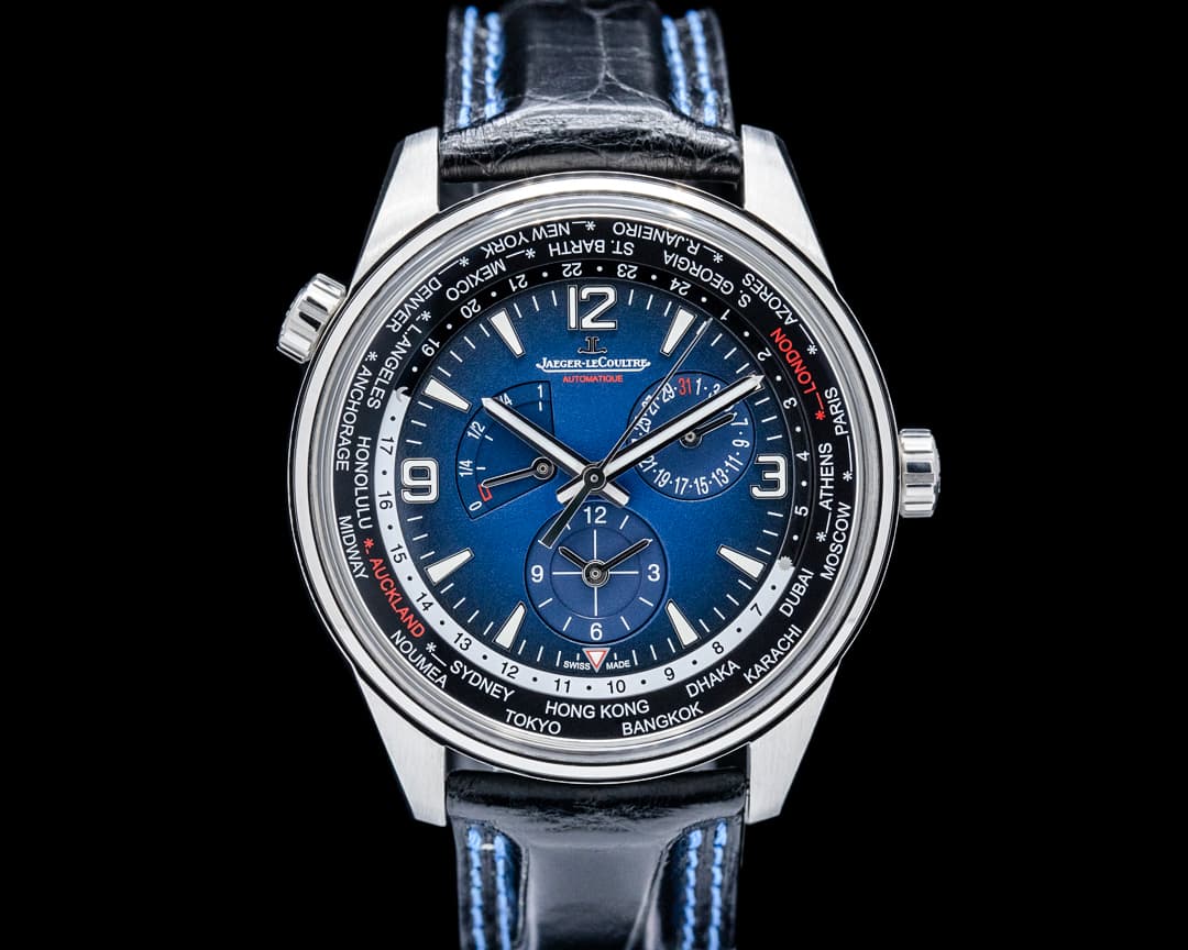 Q904847J Polaris Geographic WT SS Blue Dial