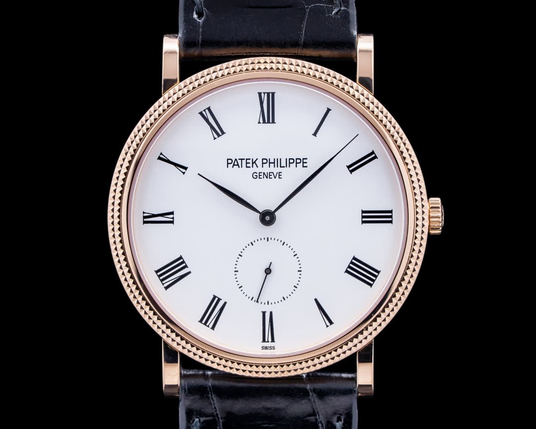 5119R-001 Calatrava 18K Rose Gold White Dial