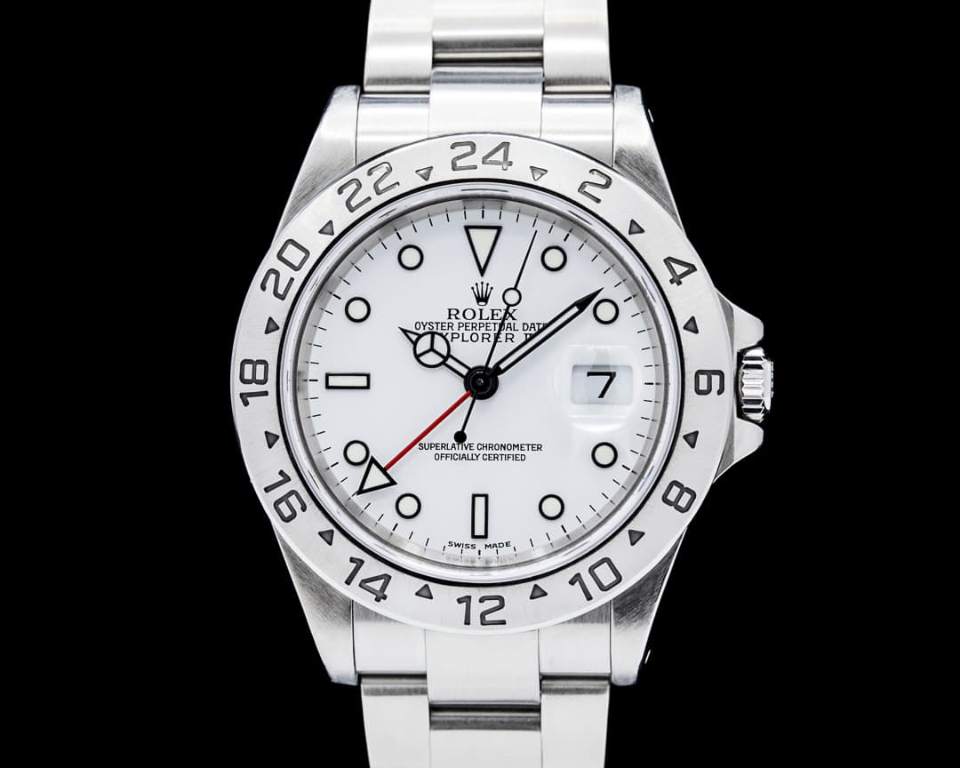 Image of Rolex 16570 Explorer II SS White Dial Circa. 2002