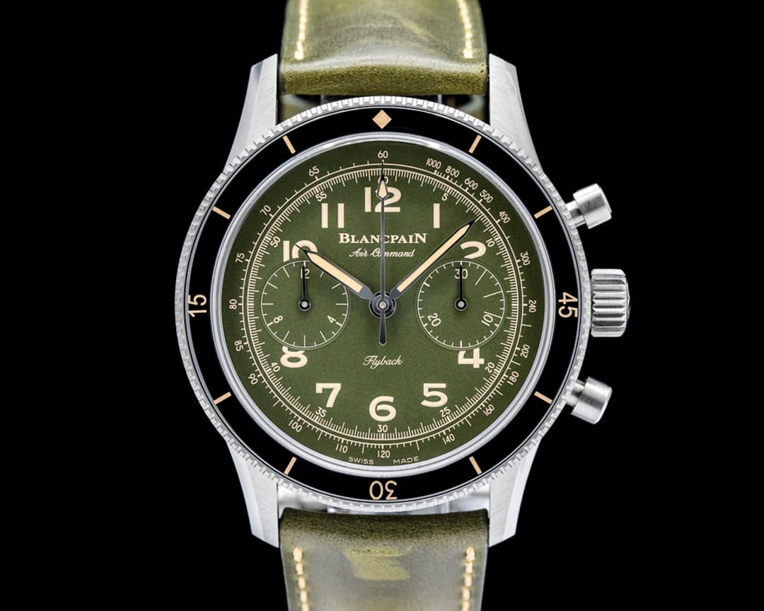 Blancpain AC02 Air Command Titanium Green Dial LIMITED