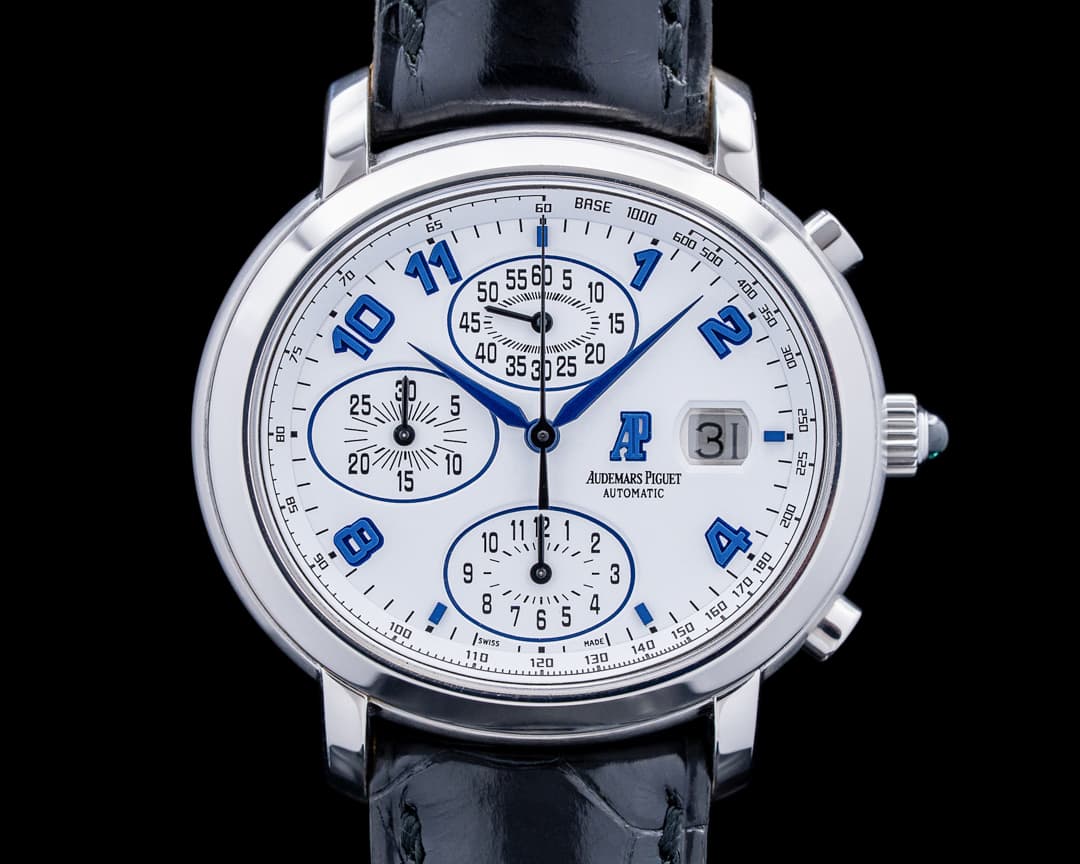 Audemars Piguet 25822ST Millenary Chronograph SS White Dial
