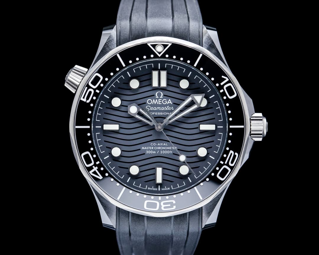 Image of Omega Seamaster Diver 300M Ceramic / Titanium Black Dial
