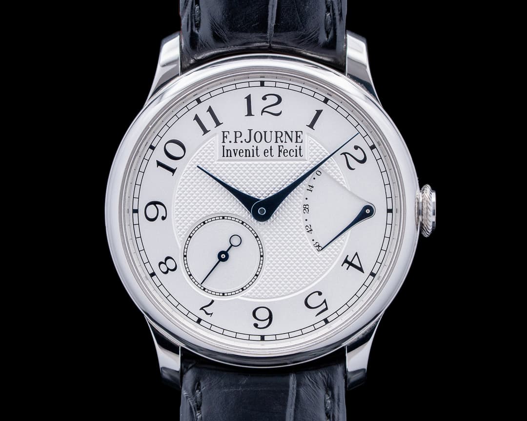 Image of F.P. Journe CS Chronometre Souverain 38MM Platinum Silver Guilloche Dial