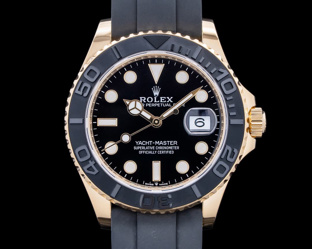 Image of Rolex 226658 Yacht-Master 42 18K Yellow Gold Black Dial