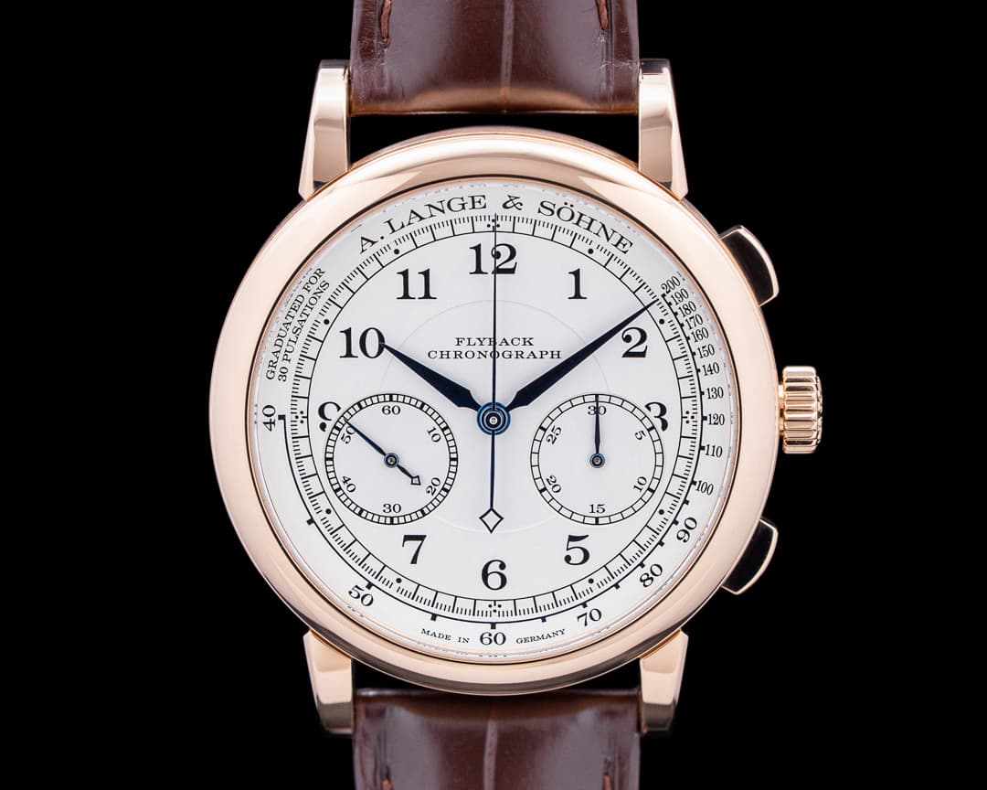 A. Lange & Söhne 414.032 1815 Chronograph 18K Rose Gold Silver Dial