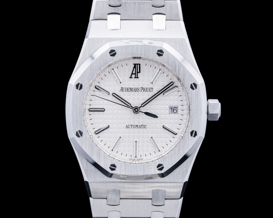 Image of Audemars Piguet 15300ST Royal Oak SS White Dial