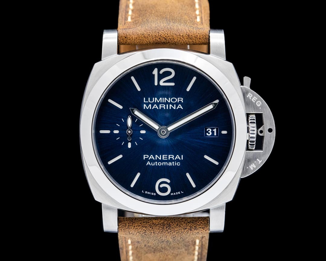 Panerai PAM01270 Luminor Marina Quaranta SS Blue Dial