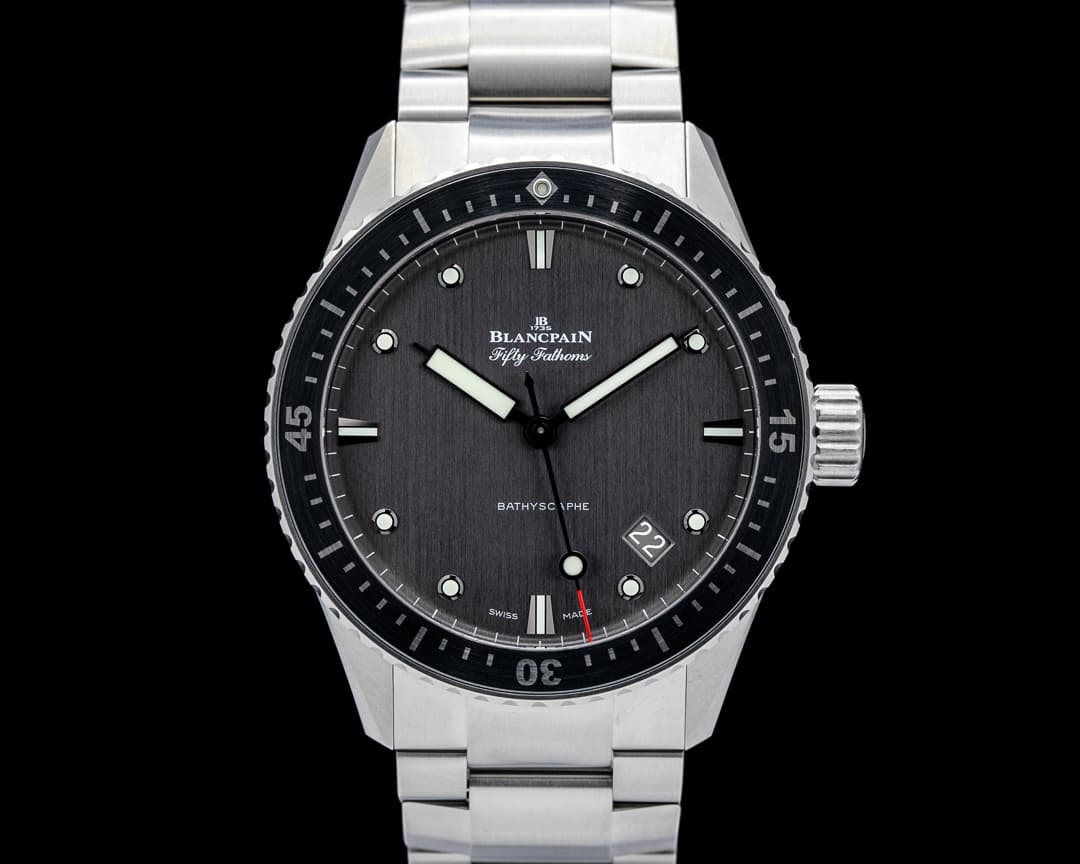 Blancpain 5000 Fifty Fathoms Bathyscaphe Titanium Gray Dial
