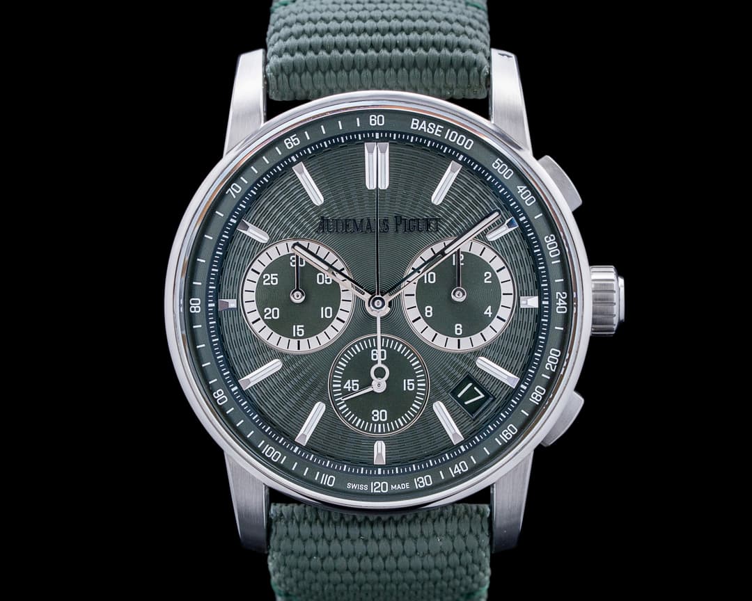 Audemars Piguet 26393ST Code 11.59 Chronograph SS Green Dial