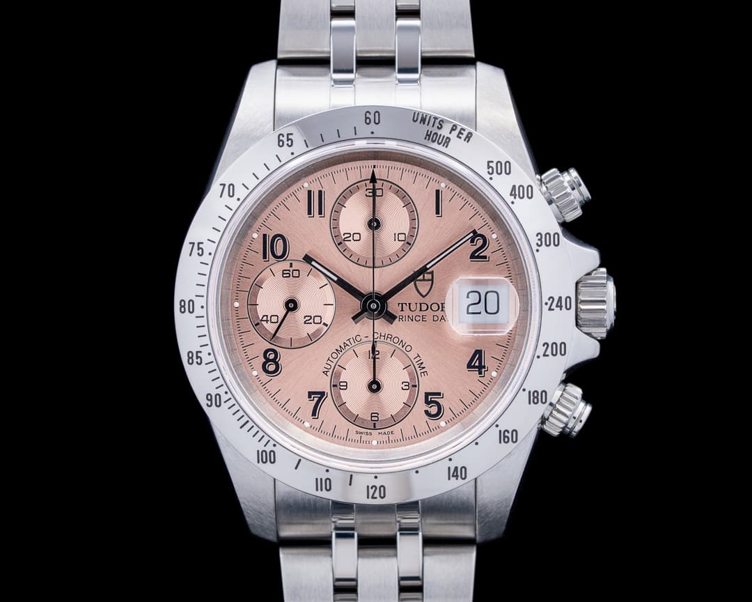 Tudor 79280 Prince Date Chronograph SS Salmon Dial