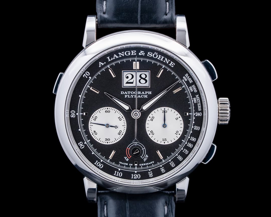 Image of A. Lange & Söhne 405.035 Datograph Up / Down Platinum Black Dial