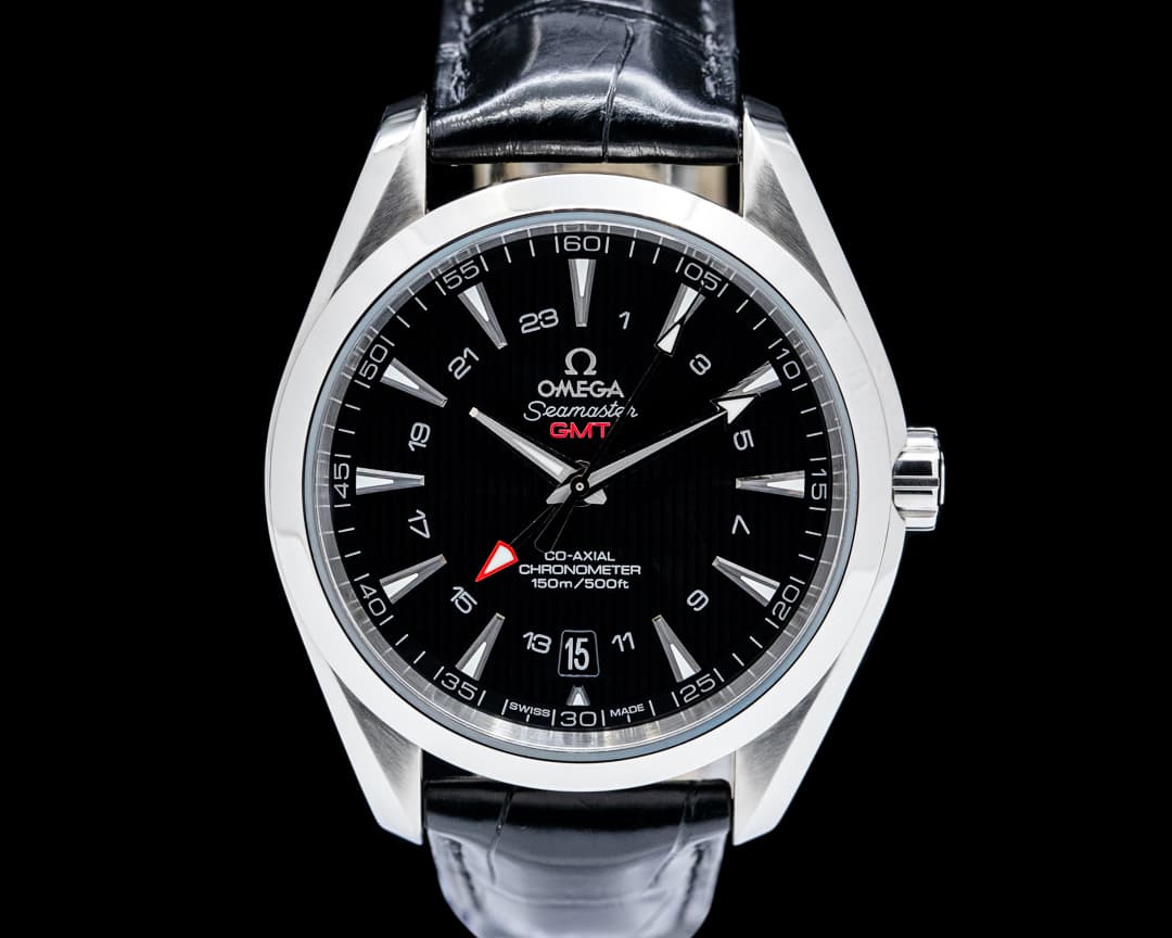 Image of Omega Seamaster Aqua Terra 150M GMT SS Black Dial
