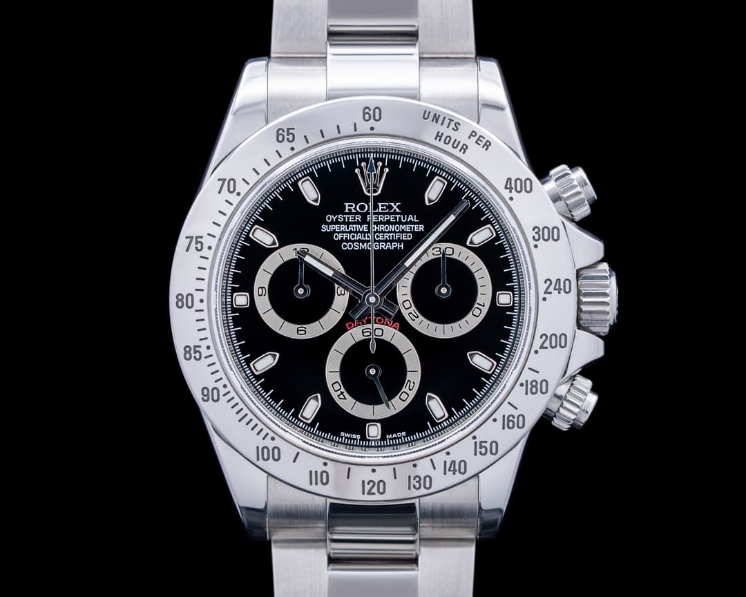 Rolex 116520 Daytona SS Black Dial