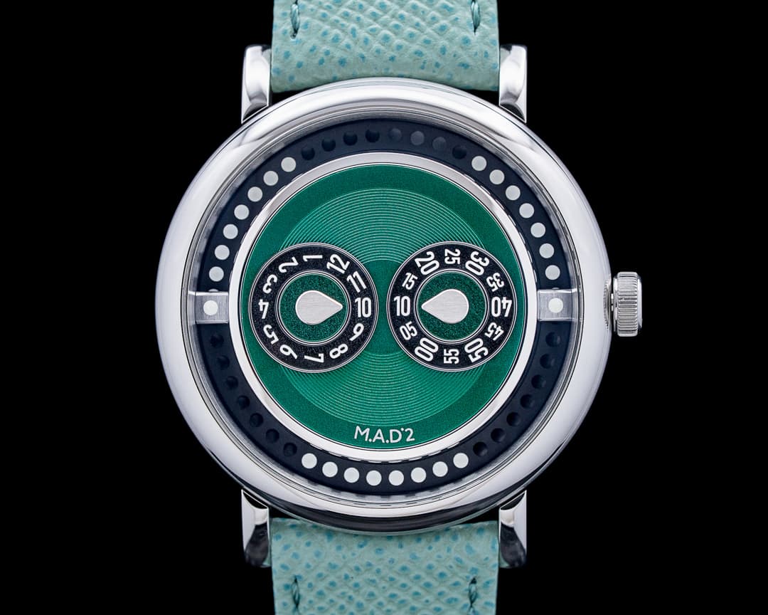 MB&F M.A.D 2 SS Green Dial