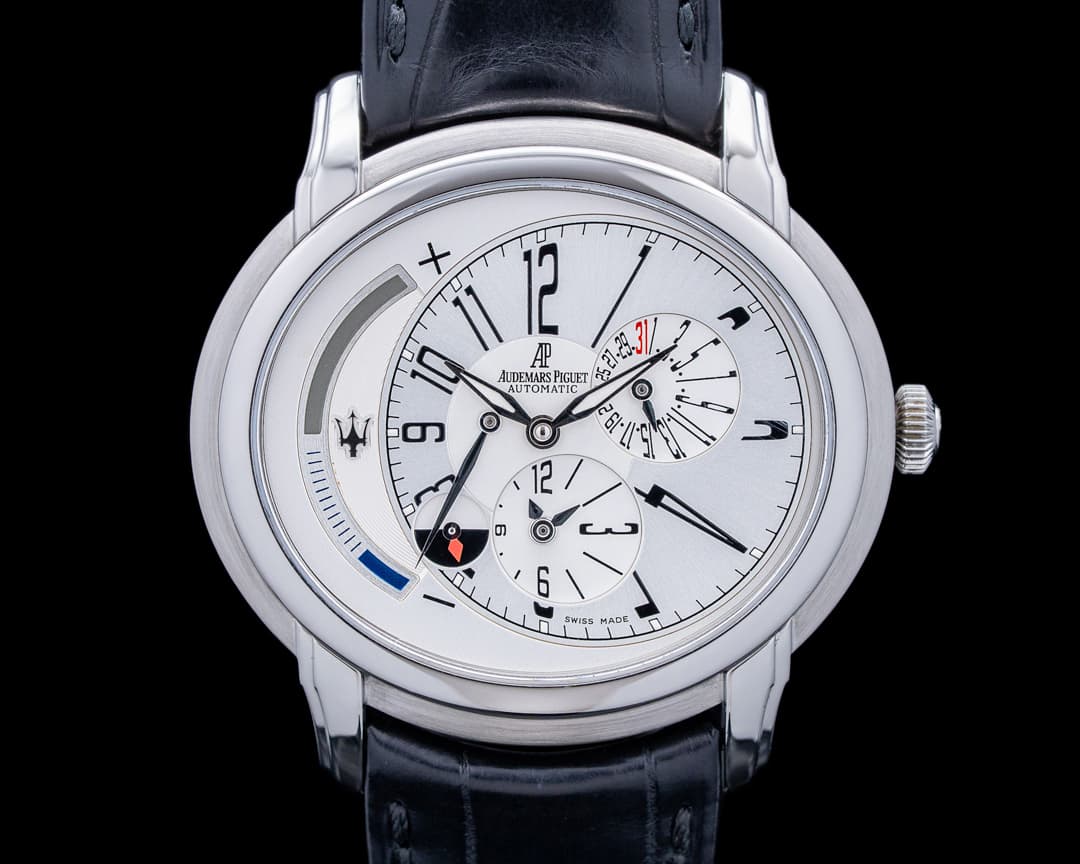 Image of Audemars Piguet Millenary Maserati Automatic SS Silver Dial LIMITED