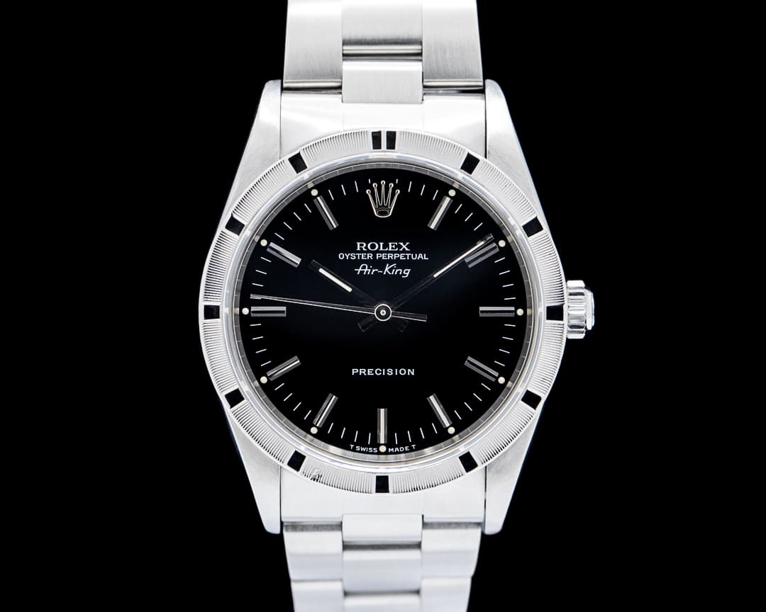 Rolex 14010 Air-King SS Black Dial Circa. 1997