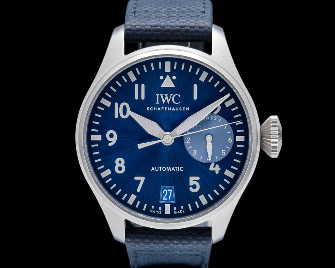 IWC IW501019 Big Pilot Racing Works Titanium Blue Dial LIMITED