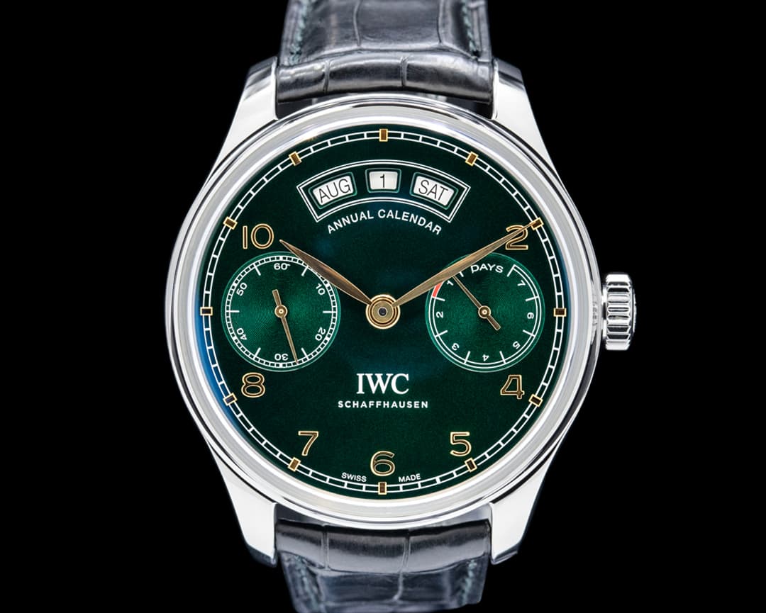 IWC IW503510 Portugieser Annual Calendar SS Green Dial LIMITED