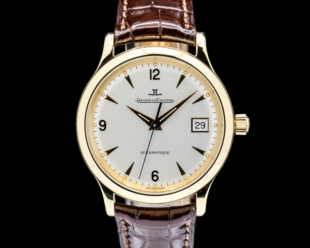Jaeger-LeCoultre 140.1.89 Master Control Grande Taille 18K Yellow Gold Silver Dial