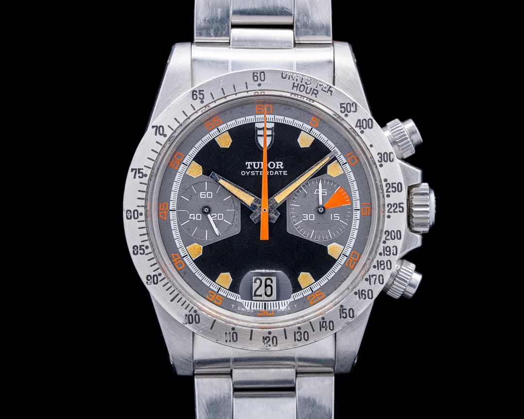 Tudor Vintage "Home Plate" Chronograph MK1 SS RARE