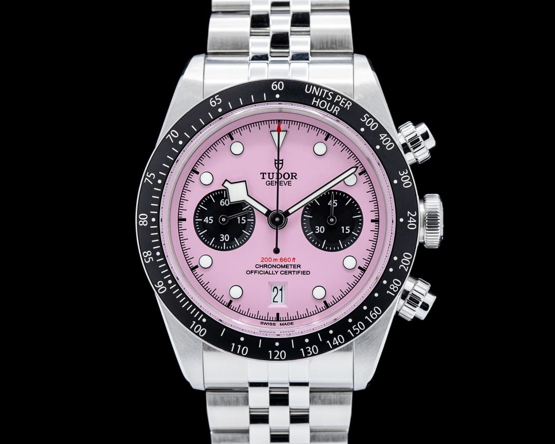 Tudor 79360N Black Bay Chronograph SS Pink Dial