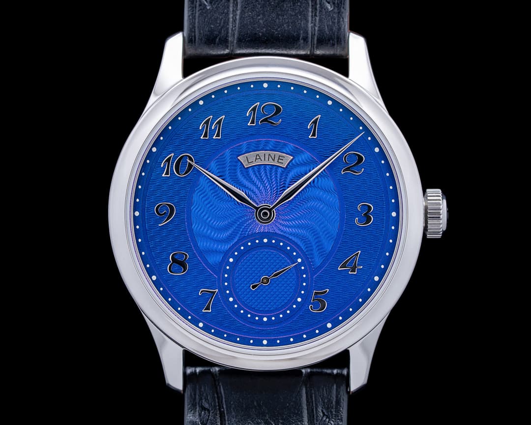 Laine V38 Triple Guilloche SS Purple Dial 2026 UNWORN