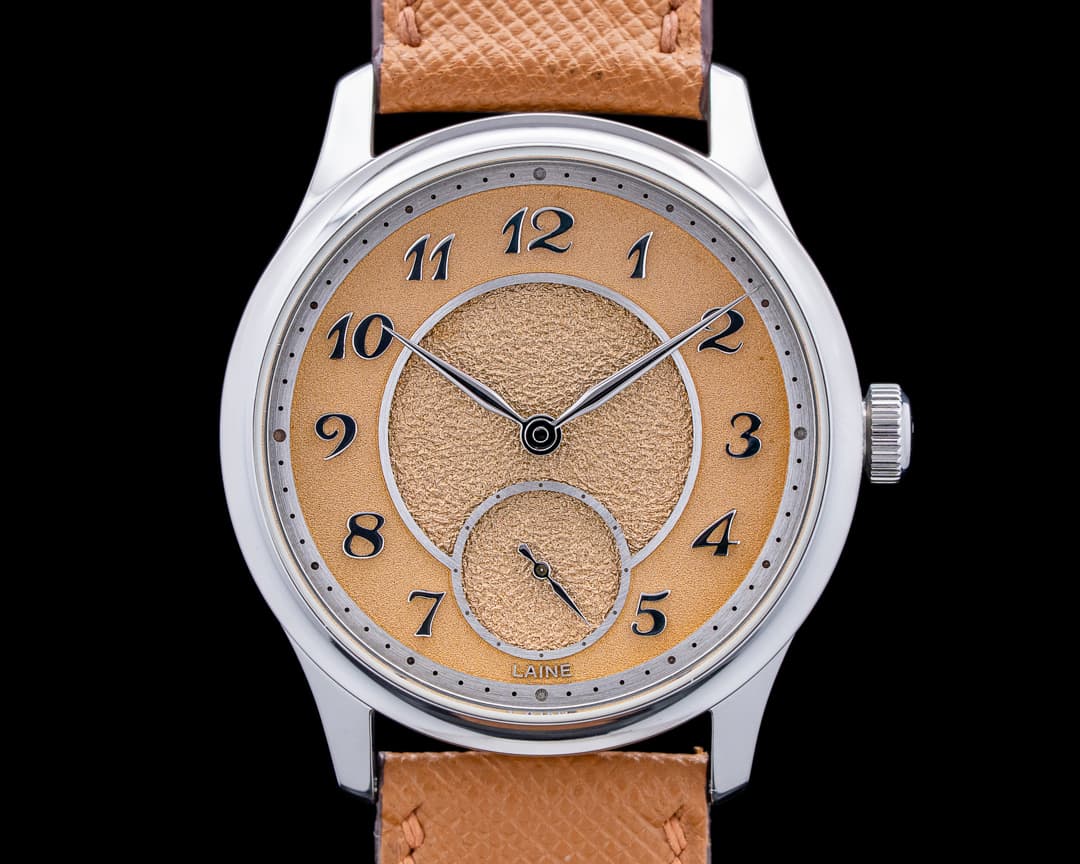 Image of Laine Laine V38 SS Salmon Guilloche Dial