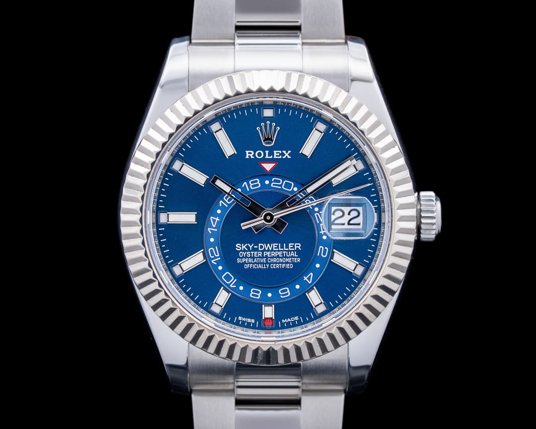 Rolex 326934 Sky-Dweller SS Blue Dial