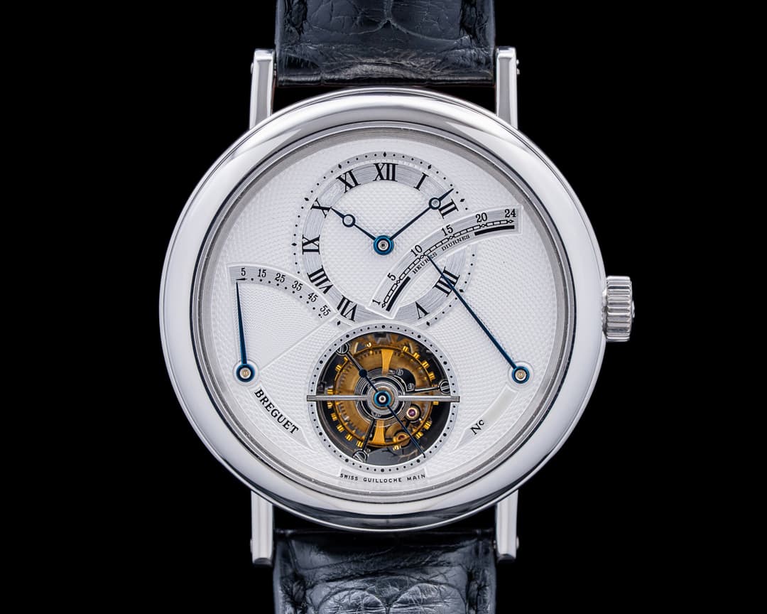 Breguet 3657PT Classique Tourbillon Power Reserve Platinum Silver Dial