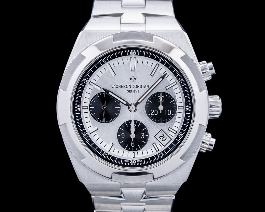 Image of Vacheron Constantin Overseas 5500V/110A Chronograph SS Silver Panda Dial