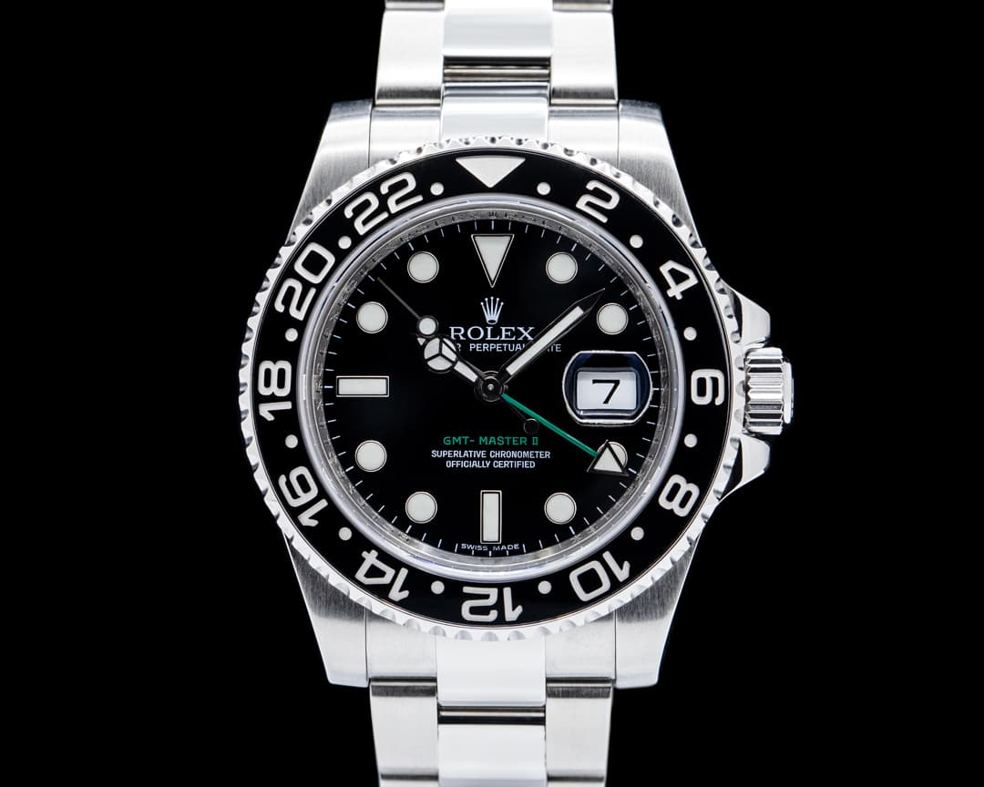 Image of Rolex 116710LN GMT-Master II Ceramic SS Black Dial