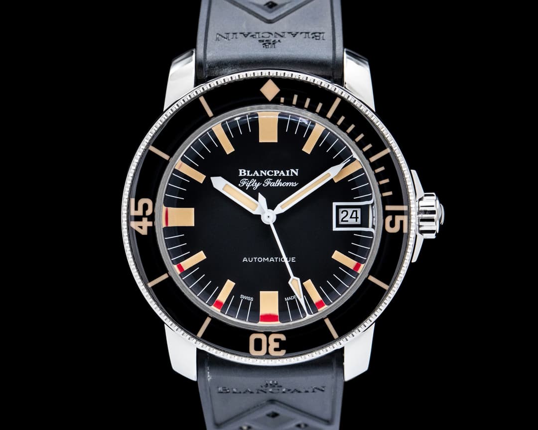 Blancpain 5008B Fifty Fathoms Barakuda SS Black Dial LIMITED