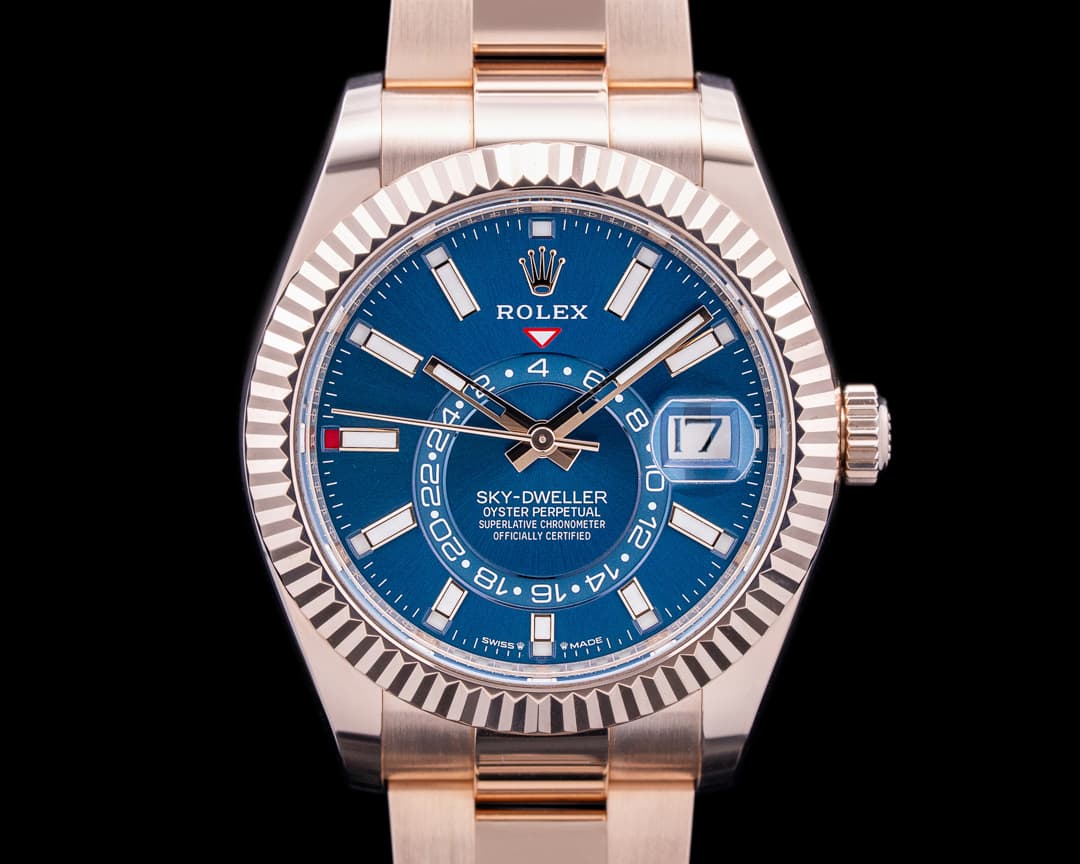 Image of Rolex 336935 Sky-Dweller 18K Rose Gold Blue Dial 2025