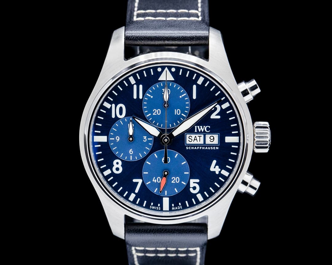 IWC IW388101 Pilot's Watch Chronograph 41MM SS Blue Dial