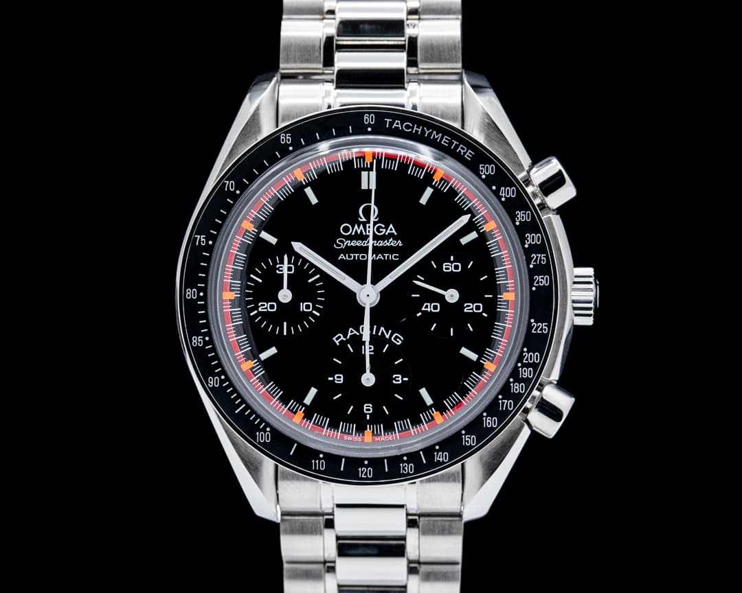 Omega Speedmaster Reduced Schumacher SS Black Racing Dial LIMITED