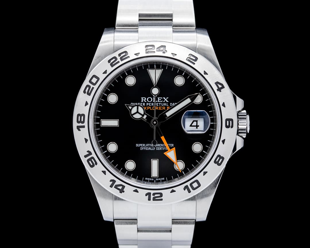 Rolex 216570 Explorer II SS Black Dial